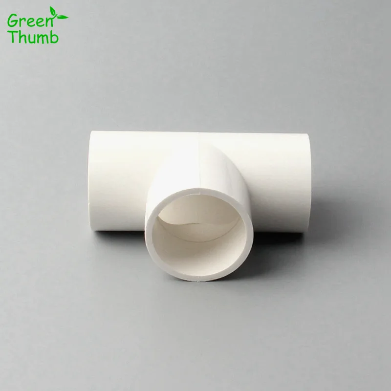 

2pcs 20mm/32mm/40mm PVC White Pipe Connector Water Tube Equal Diameter Fittings Pipe Adapter Water Supply for Garden Irrigation