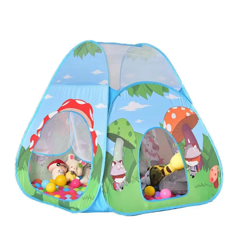 267301 25 Styles Foldable Pool-Tube-Teepee Baby Play Tent House Infant Kids Crawling Pipeline Tunnel Game Play Tent Ocean Ball Pool - Color: 267301