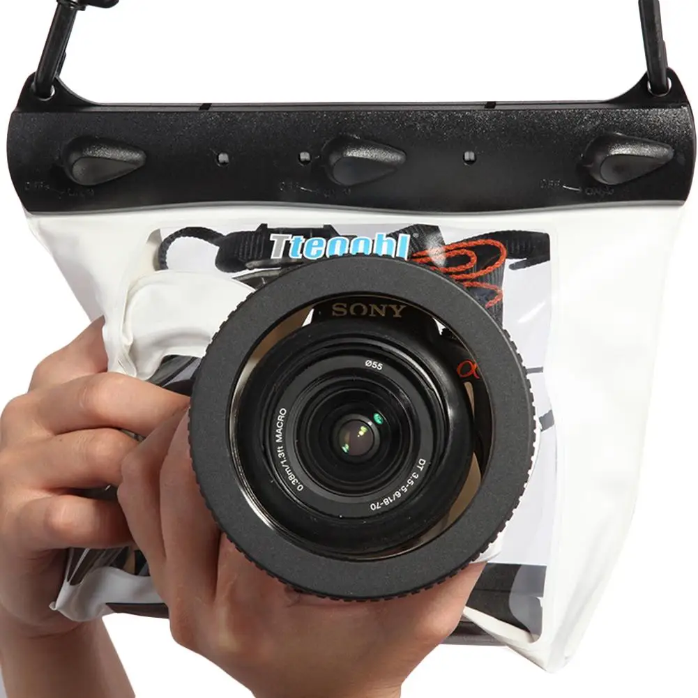 Чехол для подводной камеры 20 метров водонепроницаемая сумка Canon Nikon DSLR SLR