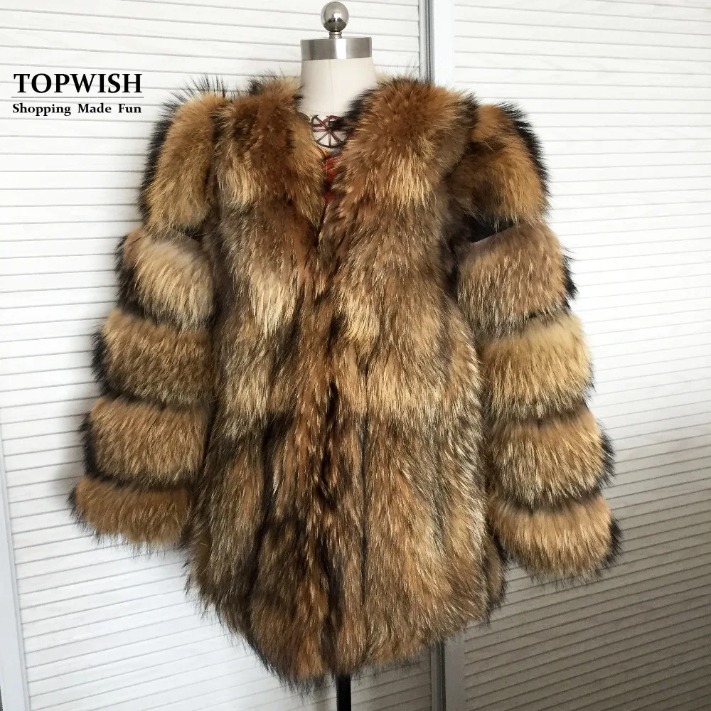 2019 Новое плотное роскошное натуральное пальто из натурального Лисьего меха
