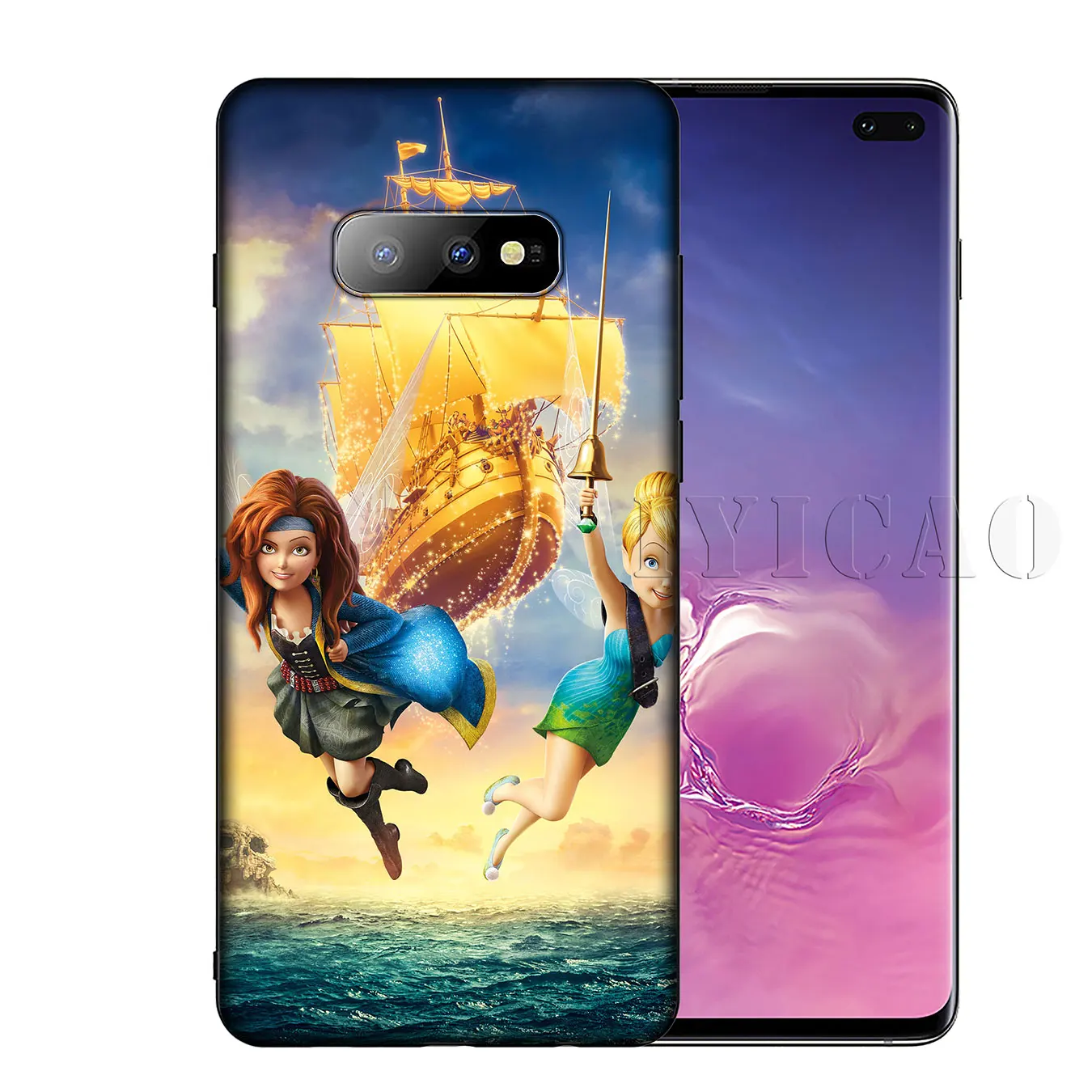 Мягкий силиконовый чехол для телефона Tinker Bell tinkerbell Peter Pan Samsung Galaxy S10 S9 S8 Plus S6 S7 Edge S10e