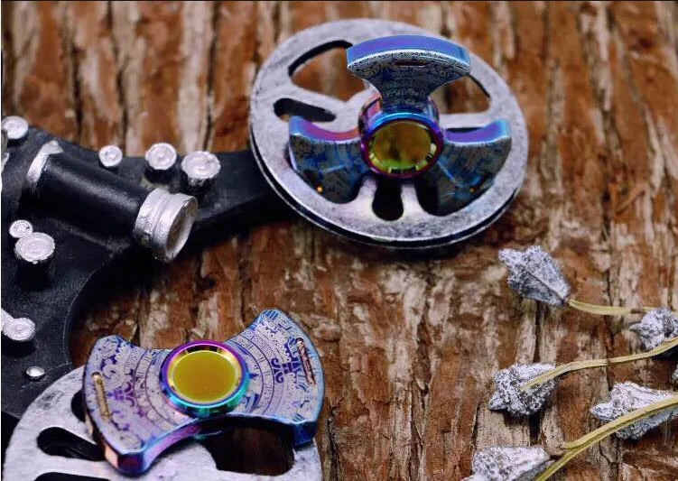 Новый Maya круглый цвет нержавеющая сталь ручной Спиннер EDC металлический СДВГ