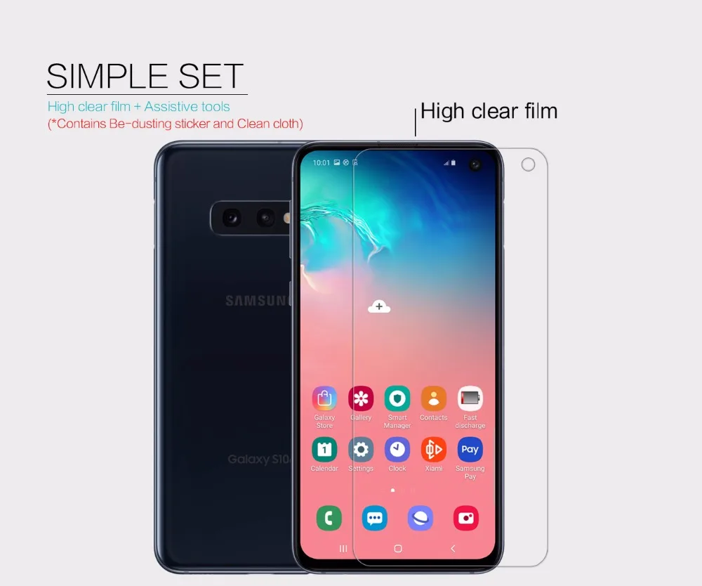 Защитная пленка NILLKIN для Samsung S10e 2 шт./лот прозрачная глянцевая Galaxy в розничной