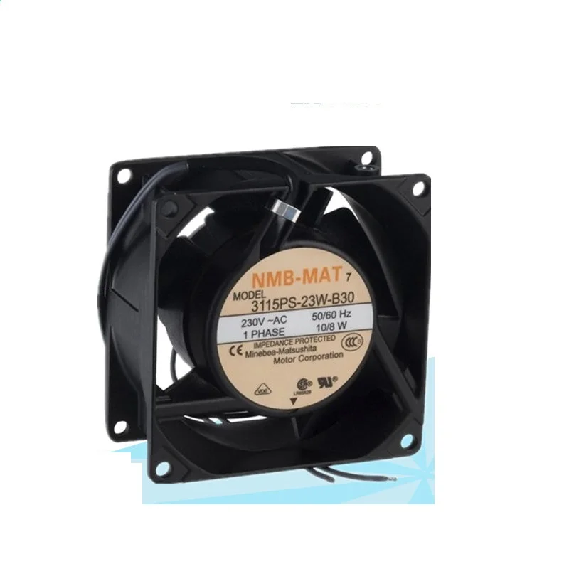 Новый оригинальный осевой вентилятор 3115PS 23W B30 230 В 10 / 8 Вт 8038 с алюминиевой