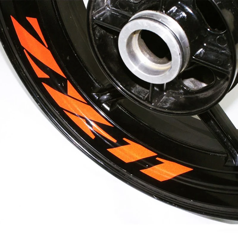 

Motorcycle Wheel Sticker Decal Reflective Rim Bike Motorcycle Suitable for KAWASAKI ZX-11 ZX11