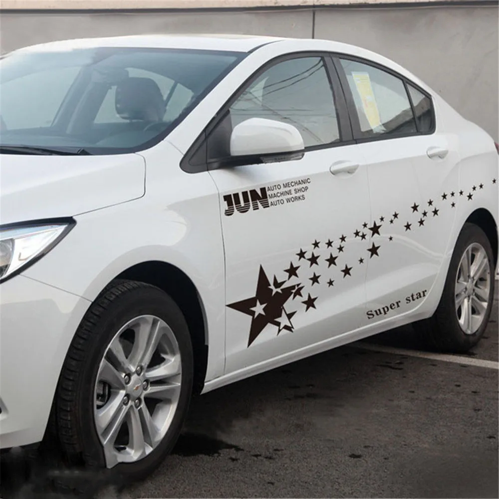 Olevo 2 шт. 1 6 м Универсальная автомобильная наклейка Звездные узоры Автомобильный