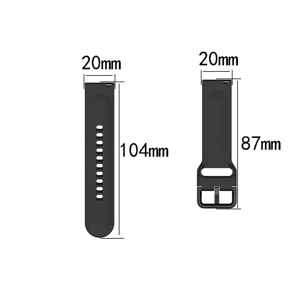 Силиконовый ремешок для часов сменный Браслет Samsung Galaxy Watch Active
