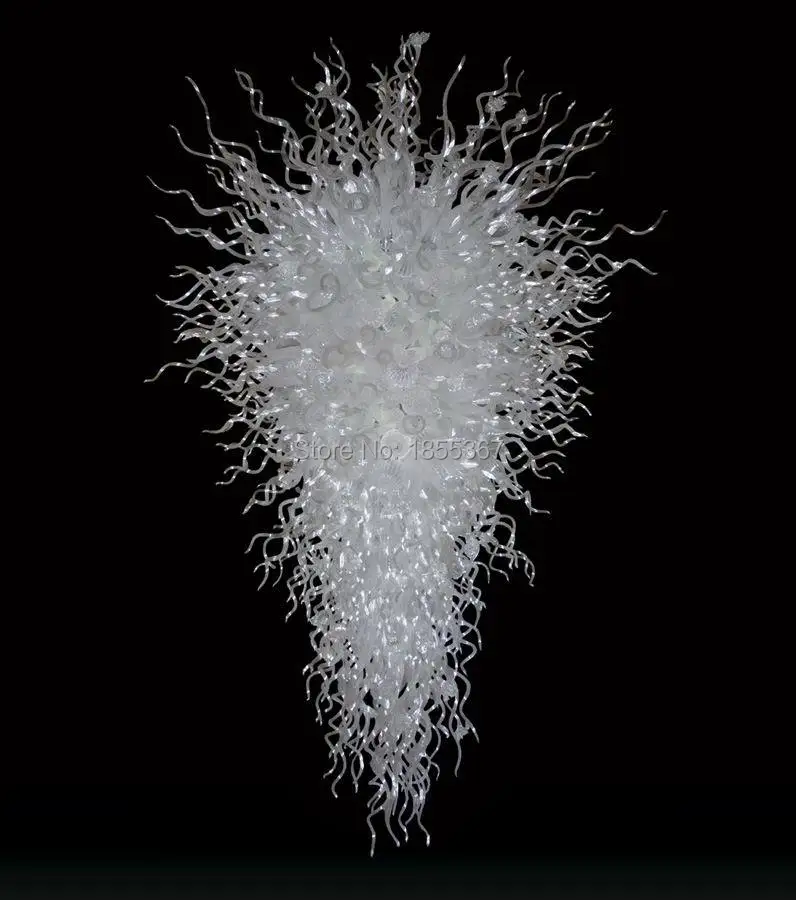 

Free Shipping Wonderful Hall Lighting Unique Hand Blown Art Glass Chandelier