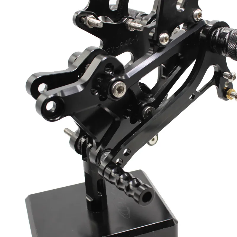 CNC алюминиевый регулируемый задний комплект подножек для мотоцикла Honda CBR600 F4i F2 F3
