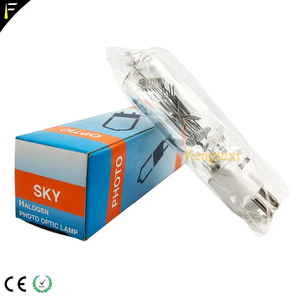 Студийная Лампа 500 Вт 650 gy9 5 стандартная лампа 1000 gx9 2000 g15g22 3000 g38 3200K теплый цветной