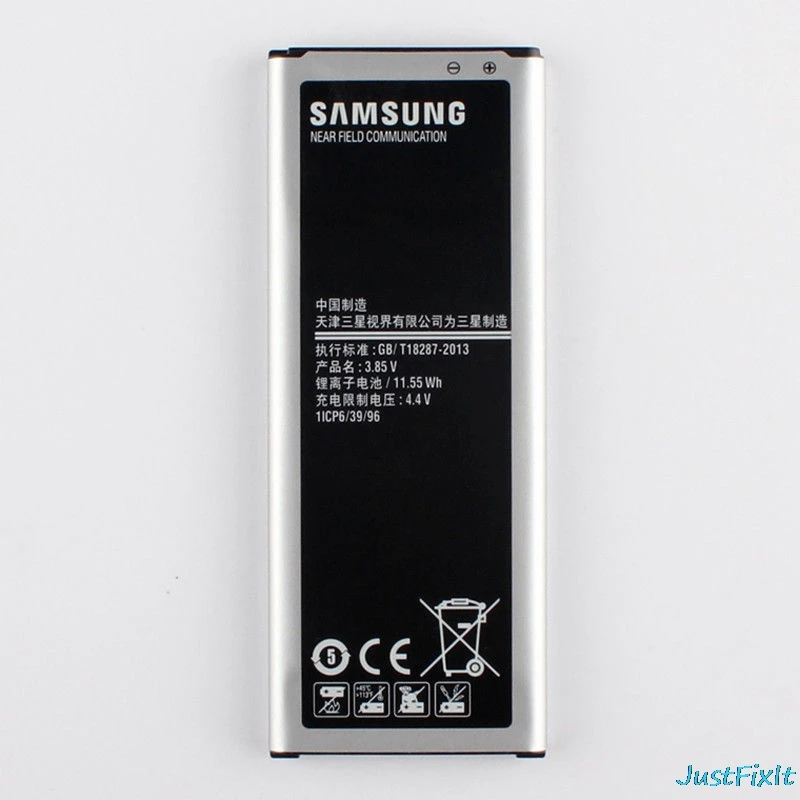100% Оригинальный аккумулятор для телефона samsung GALAXY NOTE 4 n9100 N9108v N9106w сменный NOTE4 3000mAh