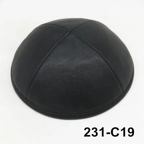 FauxLeatherKippot19cmKippaYarmulkeKipaJewishCapKippahKulliesBeaniesJewishHatSkull | Аксессуары для одежды