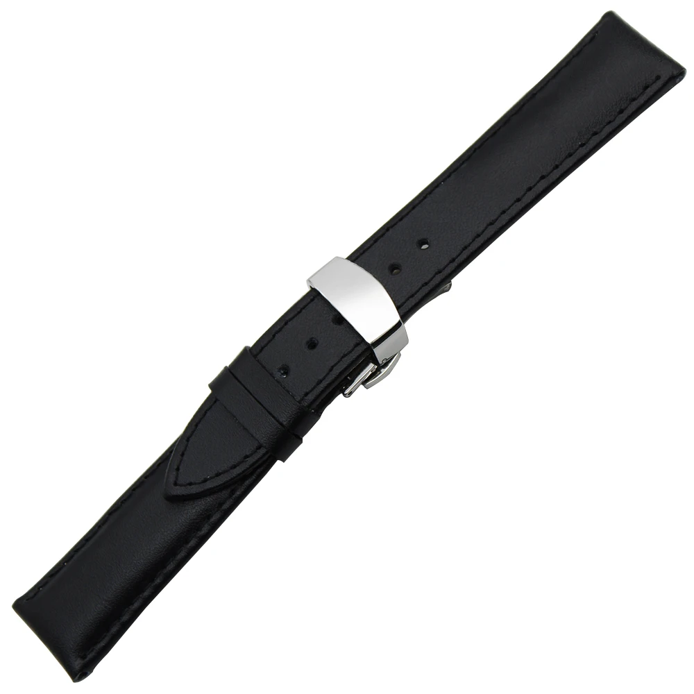 22 мм ремешок для часов из натуральной кожи Asus ZenWatch 1 2 мужчин WI500Q WI501Q Бабочка