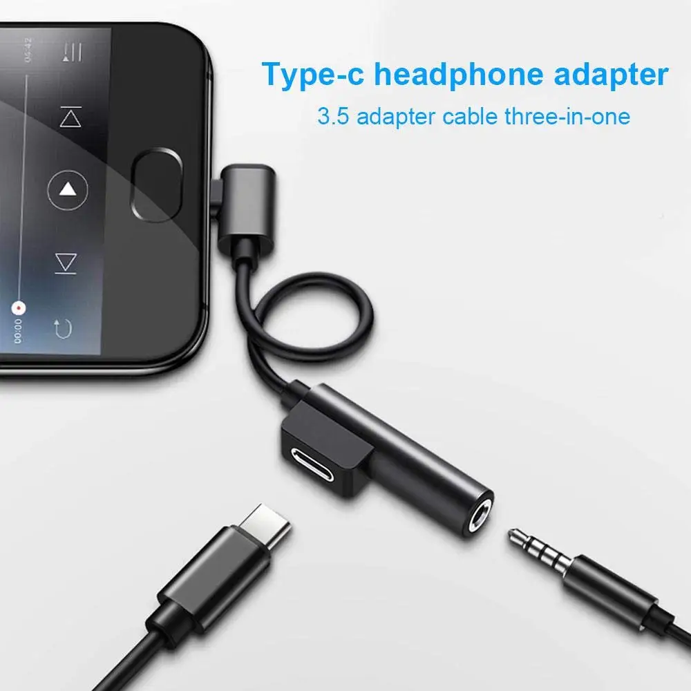 Olhveitra 2 в 1 USB C аудио кабель Тип до 3 5 мм разъем Aux Наушники звонки музыка Зарядка