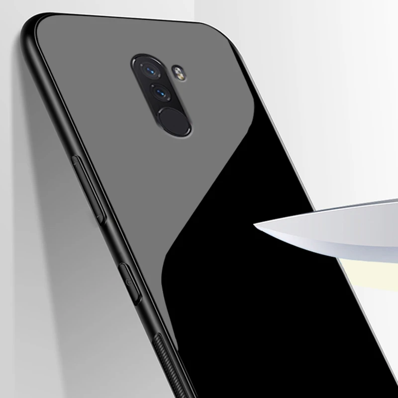 Чехол для телефона YUETUO чехол xiaomi mi pocophone f1 f 1 аксессуары ksiomi xiomi из закаленного