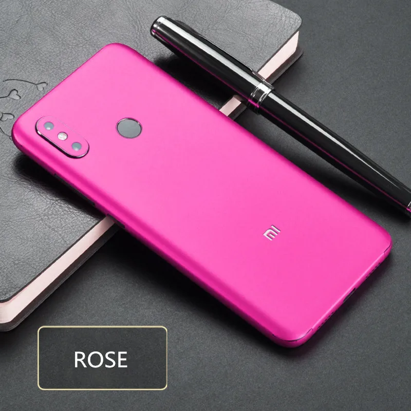 Наклейка конфетного цвета, чехол для Xiaomi mi6 mi6X mi8 8SE Xiaomi Note3, Защитная пленка для льда