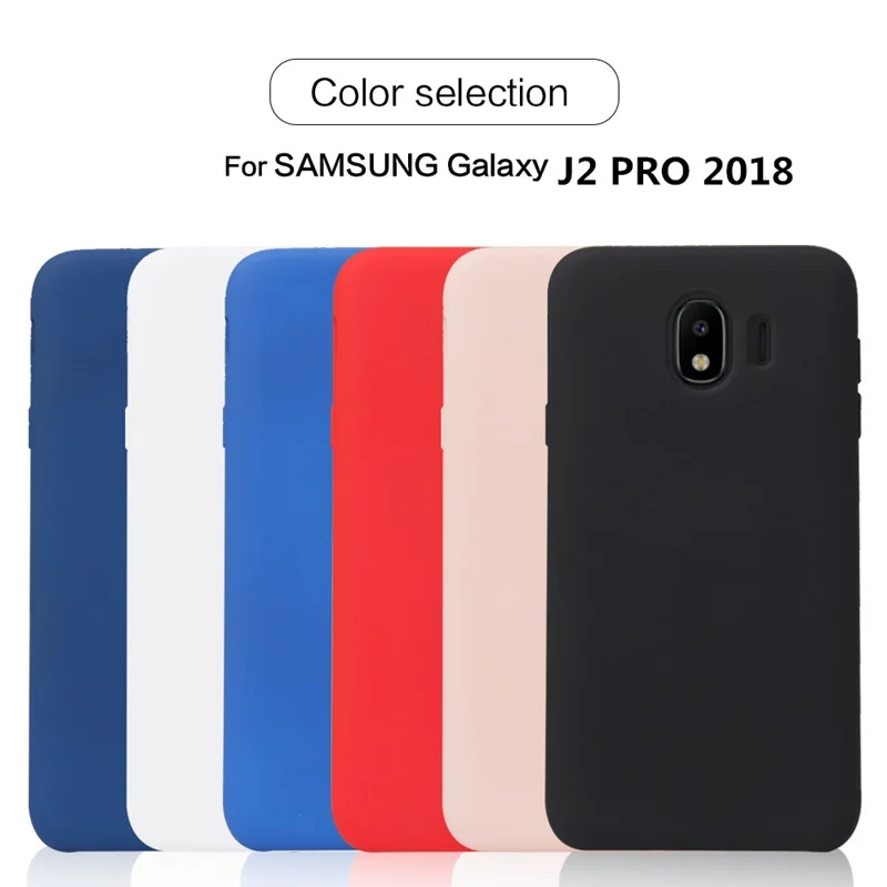 Чехол для Samsung Galaxy J2 Pro 2018 чехол из жидкой резины силиконовый чехол-Желе J250F kimTHmall |