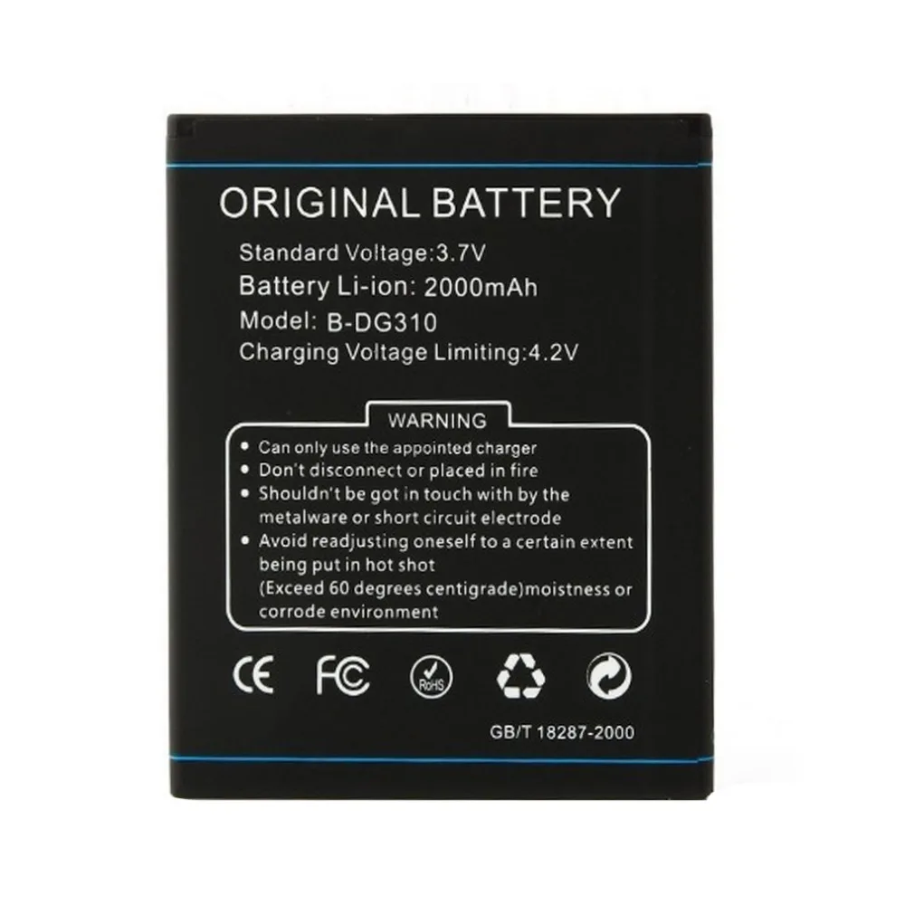 DG310 батарея 2000mAh 3 7 V Для Doogee батарея|battery 2000mah|battery forbattery for doogee |