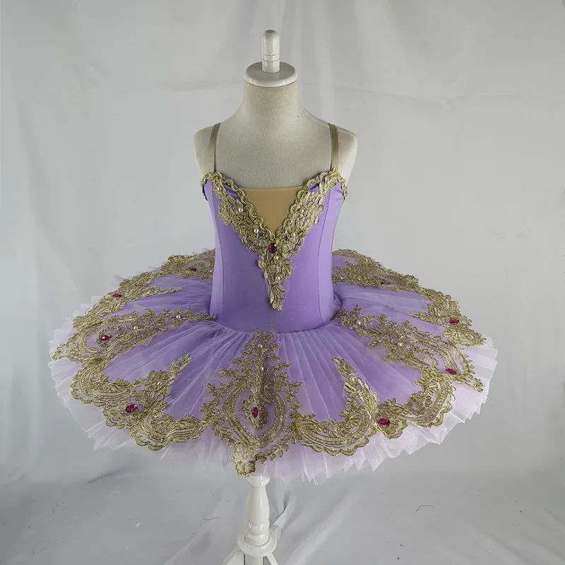 

Blue Purple Ballet Tutu Skirt Ballet For Children's Swan Lake Costume Kids Belly Ballerina Party Ballet Dance Costumes For Girls