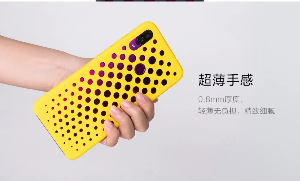 Оригинальный чехол для Xiaomi Redmi Note 7 матовый роскошный из поликарбоната Матовый