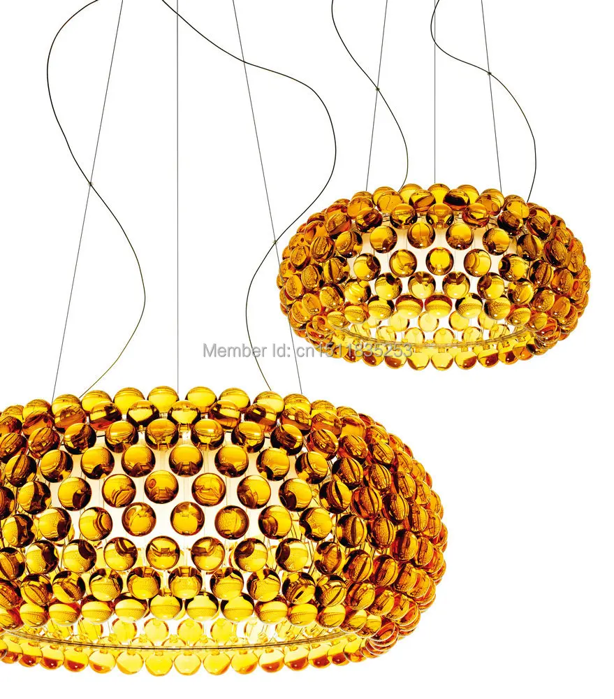 Современный светодиодный подвесной светильник диам. 35 см 50 65 Foscarini Caboche Ball для
