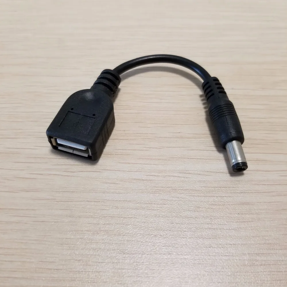 Адаптер постоянного тока 2 1 мм x 5 к USB Type A конвертер удлинитель данных