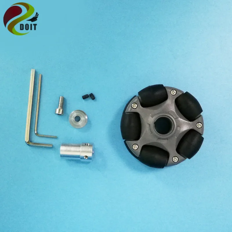DOIT 4 шт./лот 58 мм Omni колесо для Arduino Robot Kit L E G O NXT и серводвигатель с пластиковыми