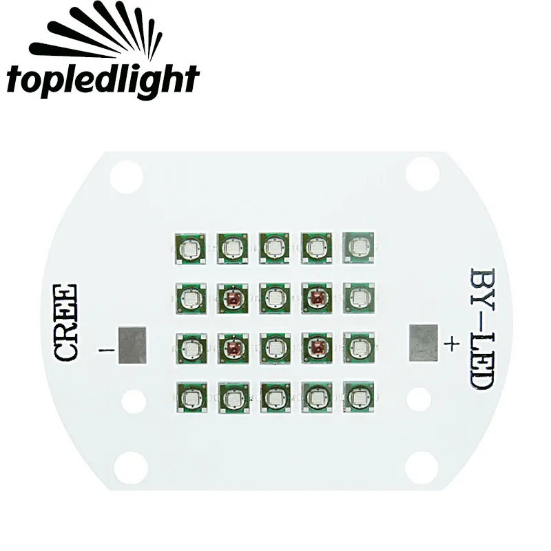 Topledlight на заказ 60 Вт Cree XP E XPE Светодиодная лампа синего цвета (16 шт.) + красного (4