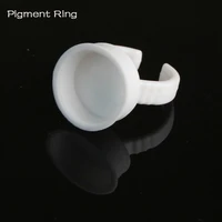 pigment rings tattoo ink cups makeup ring glue holder permanent microblading