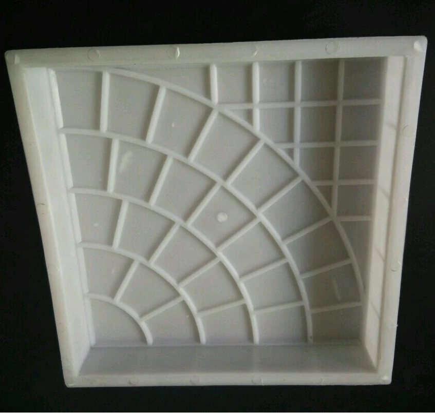 4 шт./лот испанский Красочные Кирпич Цемент чайник бетона Пластик Mold DIY сад ходить