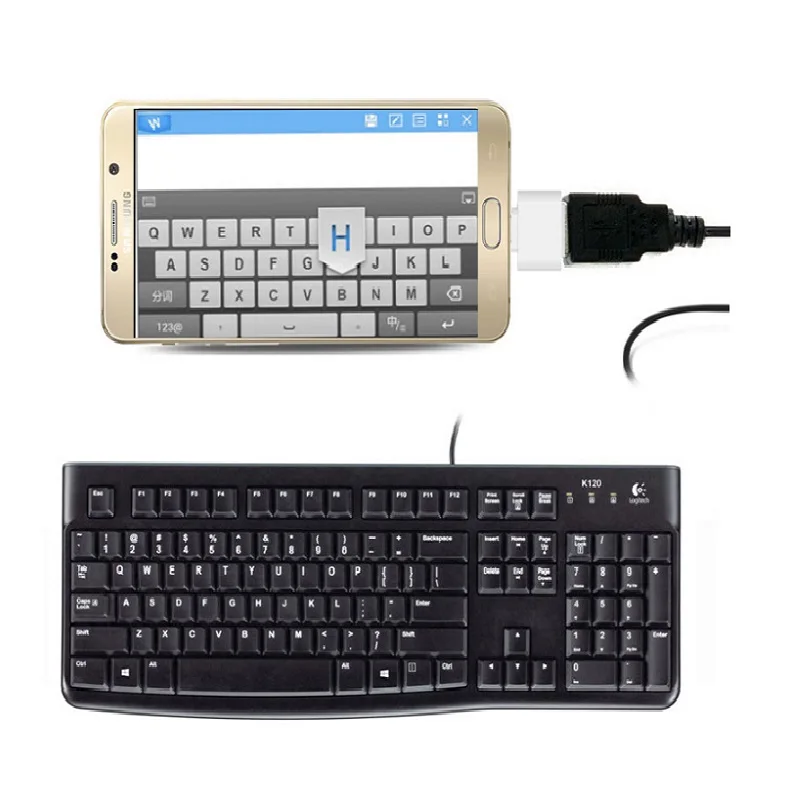 Micro USB OTG кабель адаптер для Samsung Galaxy Xiaomi Huawei Мобильный Android планшет 90 градусов