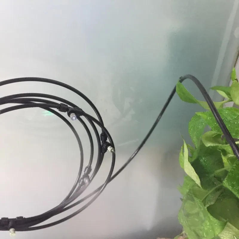 F271 высокое Давление DC 12 V 5L мембранный насос для тумана с 6 мм быстрым скольжением насадка для орошения Наборы для приготовления пищи на воздухе система отпотевания