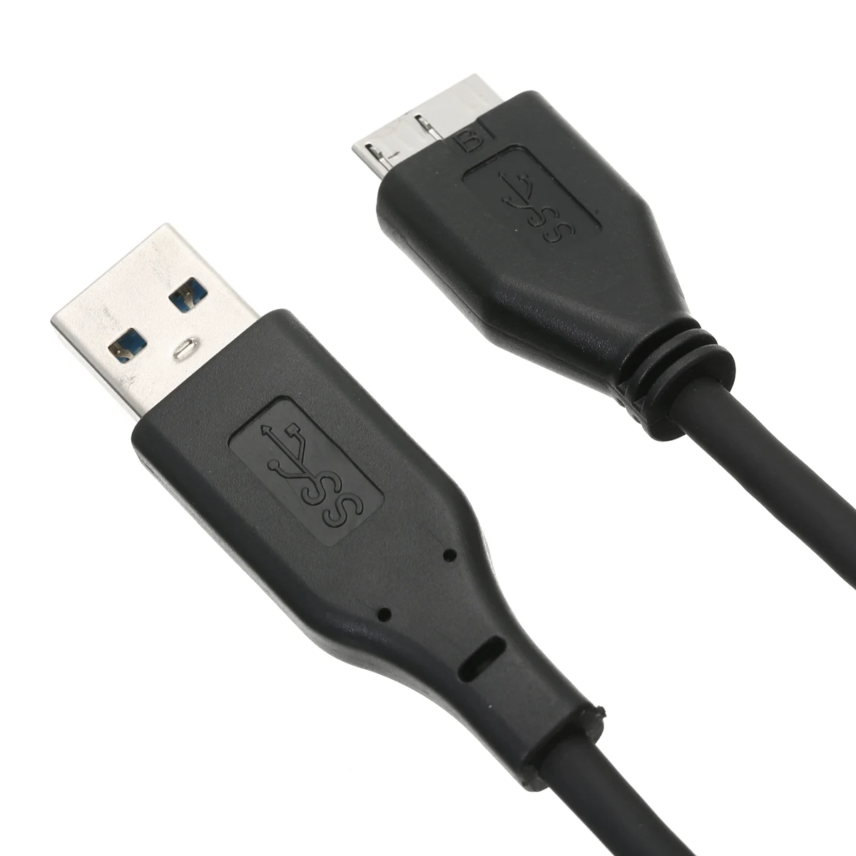 50 см USB 3 0 черный высококачественный штекер A к Micro B кабель для передачи данных