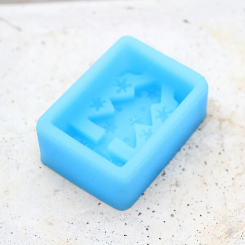 Christmas Tree Soap Silicone Mold for Candle DIY Decorating Tools Mould | Дом и сад
