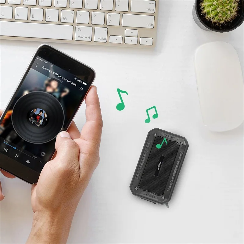 FELYBY IPX67 водонепроницаемый портативный fm динамик bluetooth колонка для улицы семейный