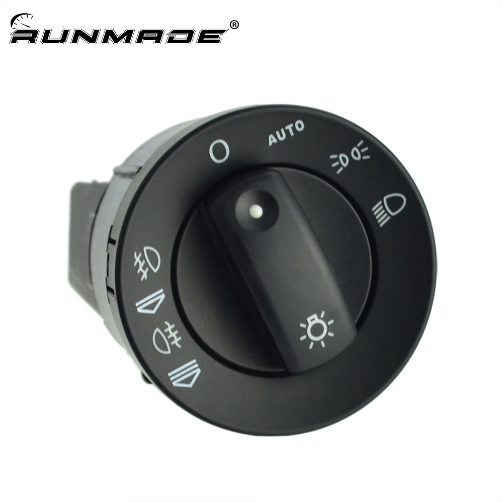 Runmade Авто Передняя функция фары Противотуманные переключатель управления 8E0 941 531D