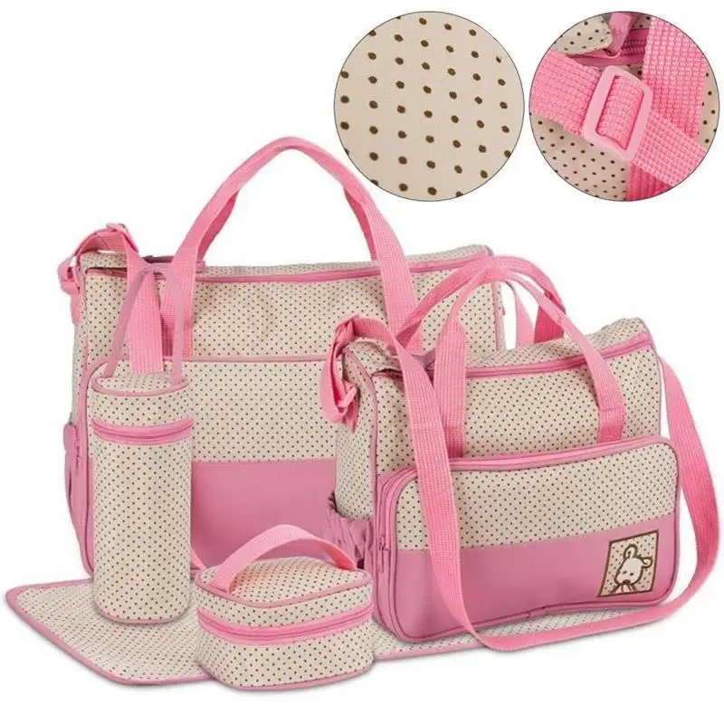 5 в 1 многофункциональная вместительная сумка для подгузников мам|Сумки вещей| |