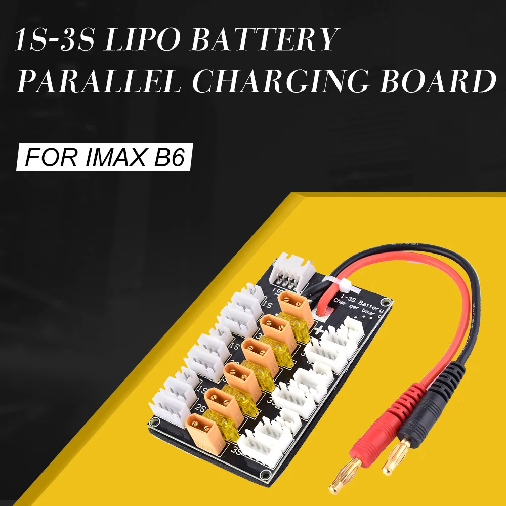 1S 3S 20A XT30 Lipo батарея параллельная зарядная плата для IMAX B6 зарядное устройство с 6