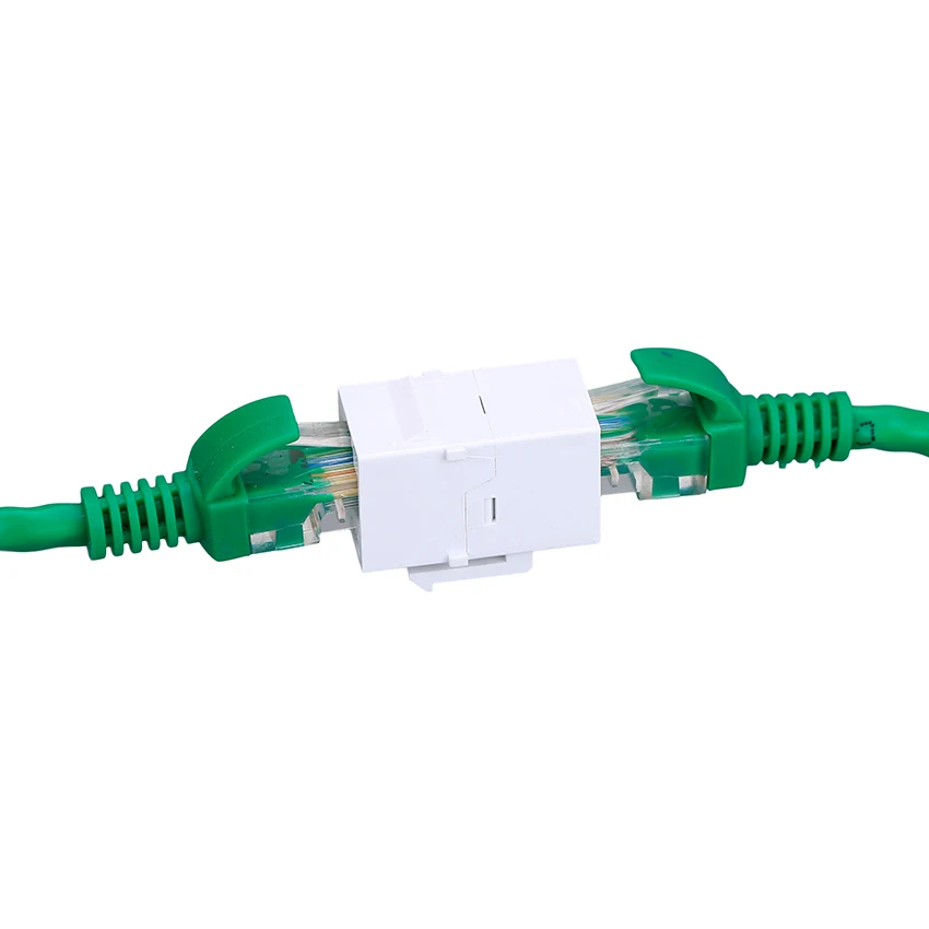 5 шт. CAT6 ethernet кабель конец удлинителя-конец адаптера 8P8C RJ45 адаптер сети через