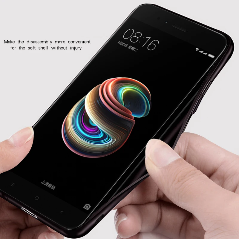 Чехол для Xiaomi Mi A1 чехол MOFI mi 5X с полным покрытием MiA1 мягкий силиконовый из ТПУ Для