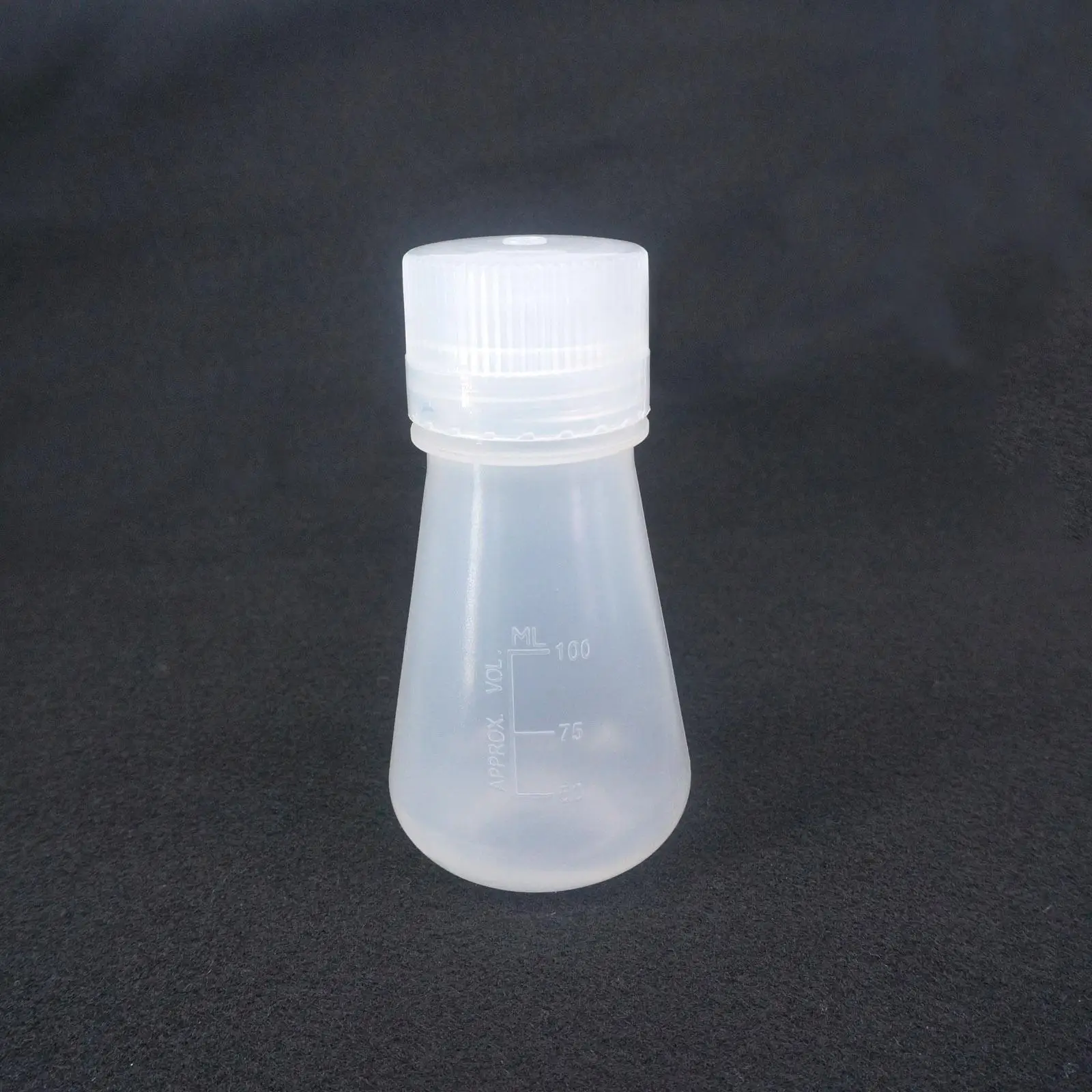 100 мл полипропиленовая коническая колба Erlenmeyer с крышкой лабораторный Учебный