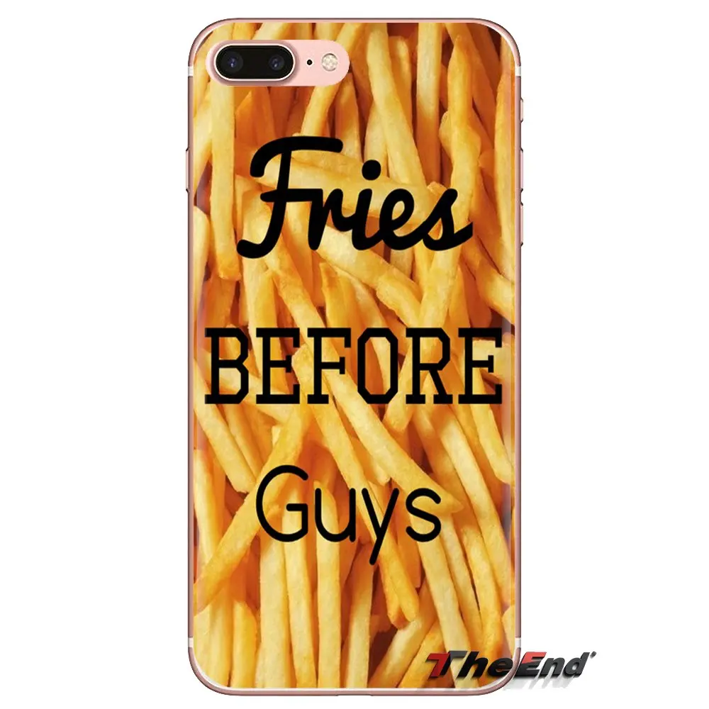 Надпись &quotFries Before Guys&quot Художественный принт для Xiaomi Redmi 4A S2 Note 3 3S 4 4X5 Plus 6 7 6A Pro