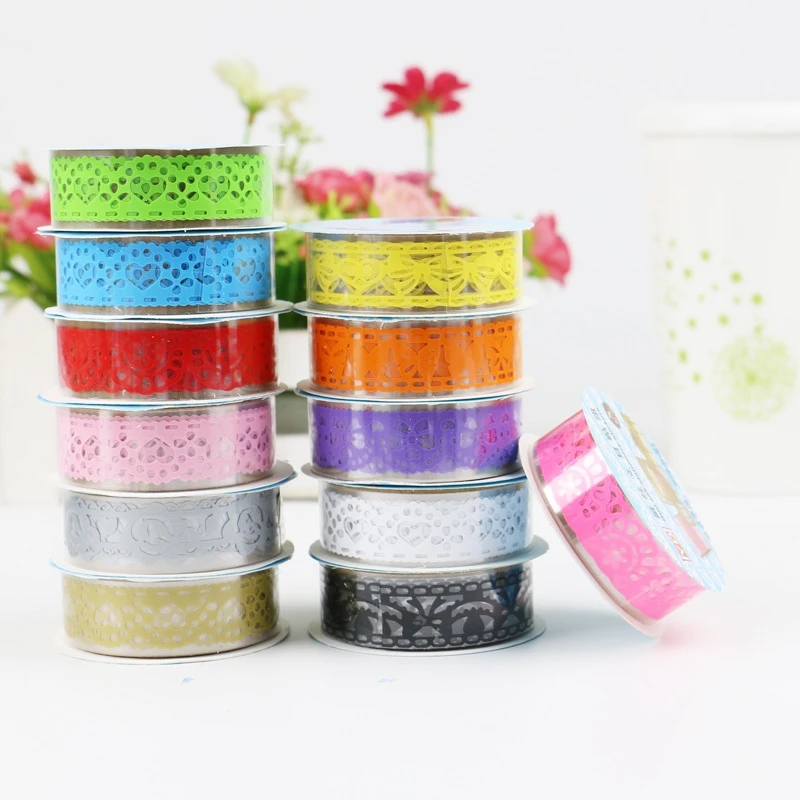 1 шт. стильная Маскировочная лента|washi tape set|tape setadhesive lace |
