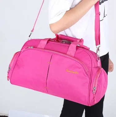 pink Оксфордские женские дорожные сумки, женская сумка для путешествий, женская сумка для багажа, дорожная сумка для женщин, сумочка 04T - Цвет: pink
