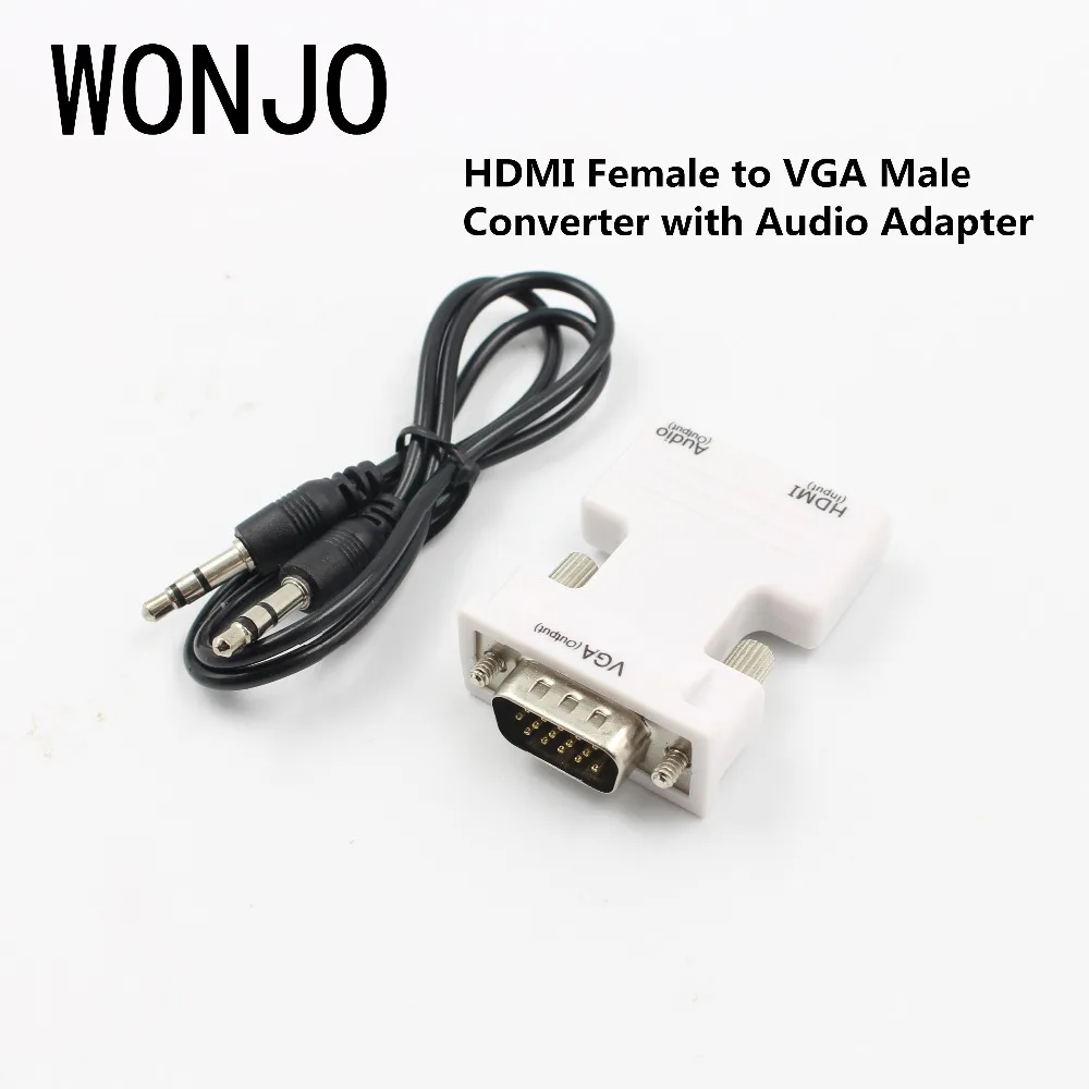 Подробная информация о переходнике HDMI мама VGA папа с аудиоадаптером и поддержкой