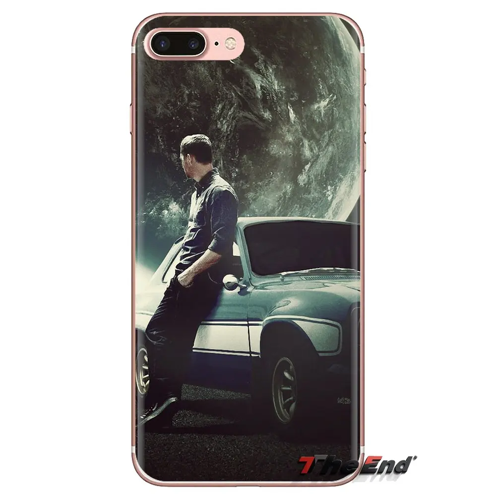 Прозрачный чехол из ТПУ для Samsung Galaxy S3 S4 S5 Mini S6 S7 Edge S8 S9 S10 Plus Note 3 4 5 8 9 Fast and Furious Paul Walker