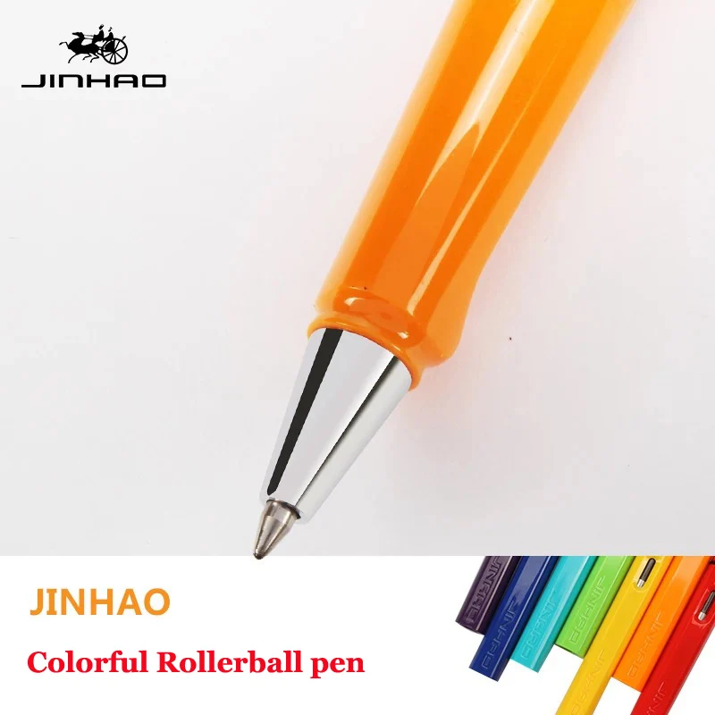 Jinhao 599 модная цветная Ручка-роллер роскошный подарок ручки для письма T школьные