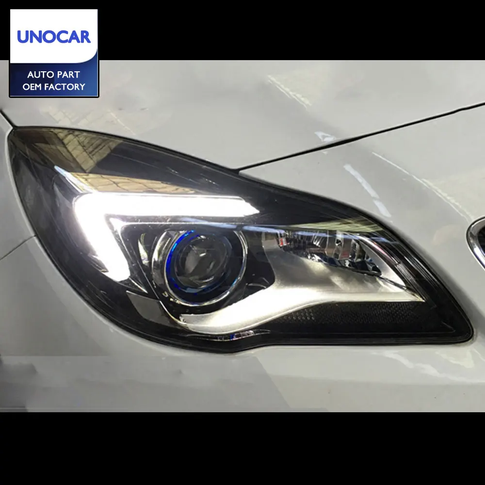 Для Buick Новый Regal головной светильник s GS стиль Opel Insignia головная лампа СИД DRL