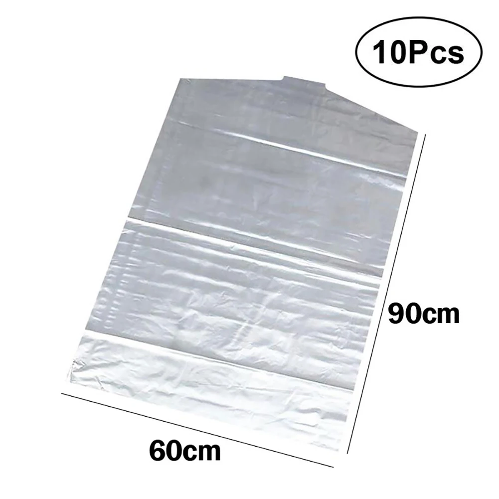 10Pcs Clothes Dustproof Cover Hanging Transparent PE Storage Bag For Organizer Saver Folding Bags Pack Garment | Дом и сад
