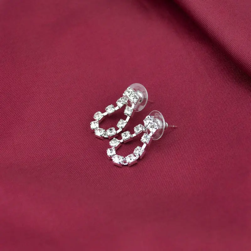 Великолепная Кристалл Люкс Ювелирные Наборы Женщины Себе Капли Воды Полые